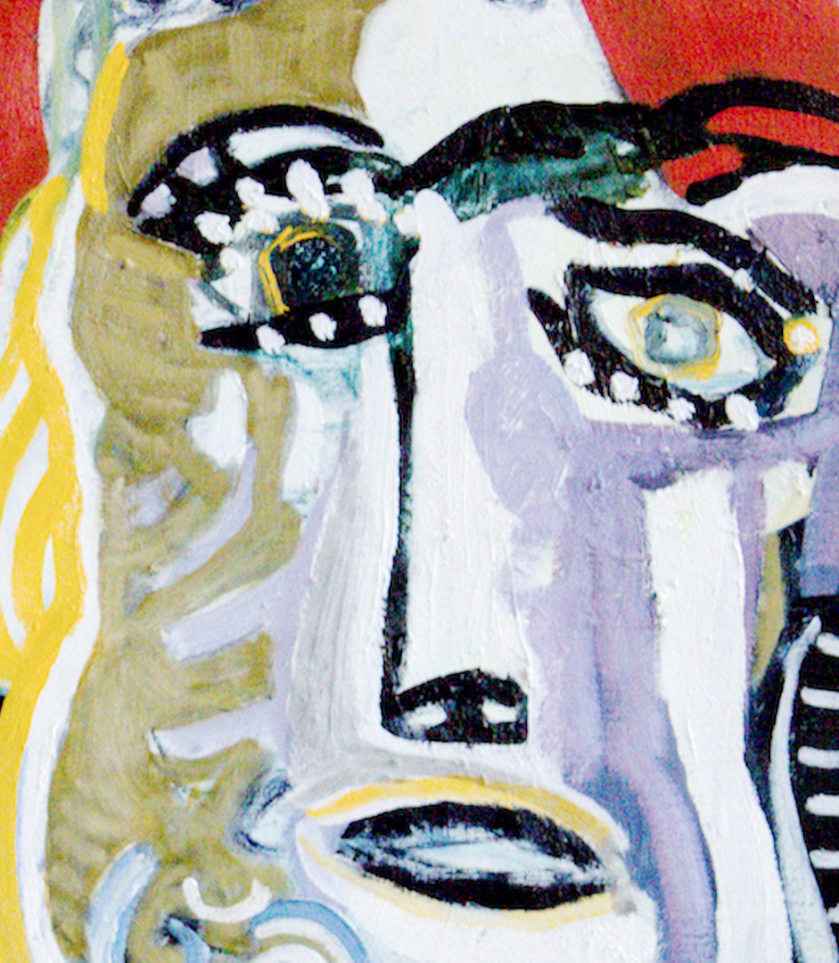 portrait of a bearded man (detail)