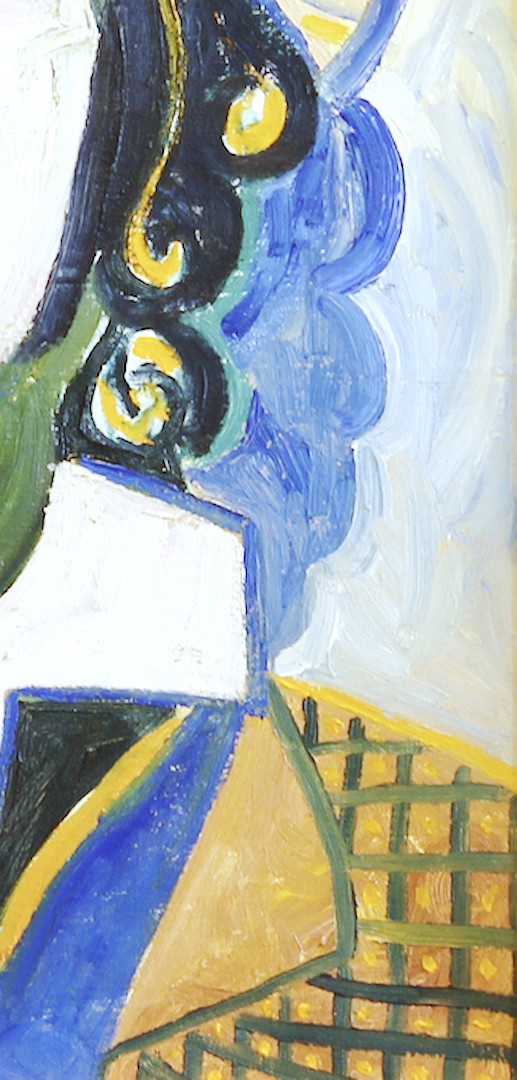 beauty with a red headscarf (detail)