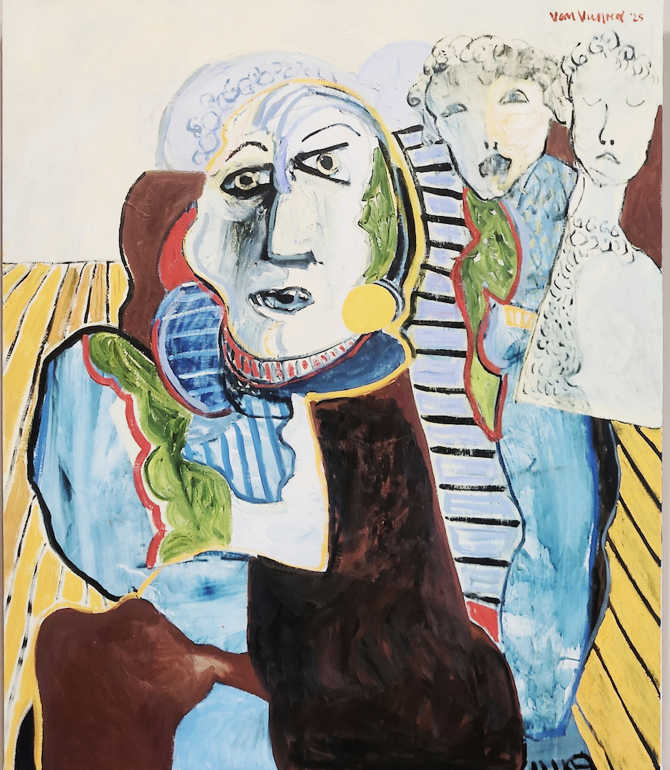 family dynamic (oil on belgian linen 130x110cms)