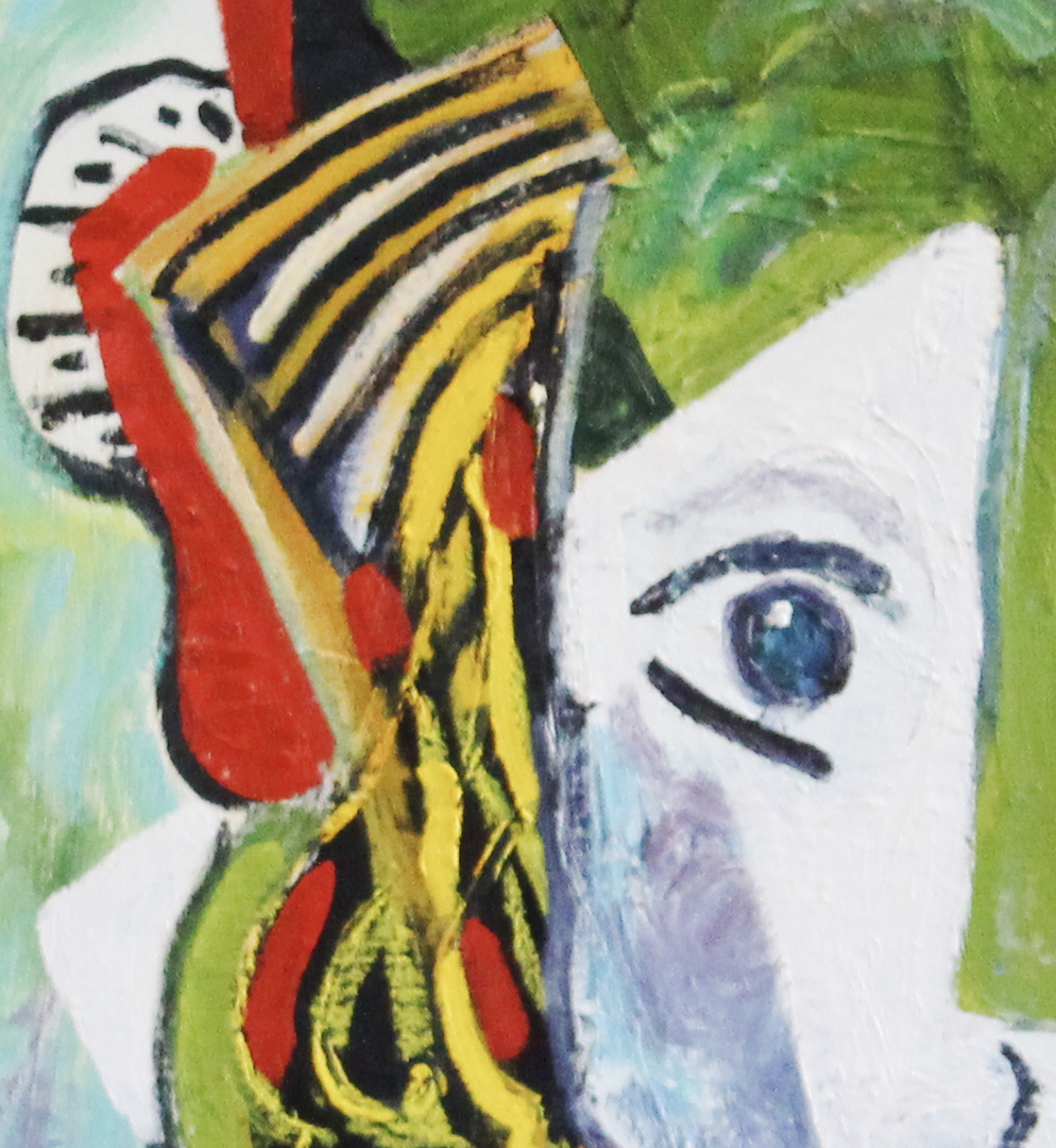 girl with yellow curls (detail)
