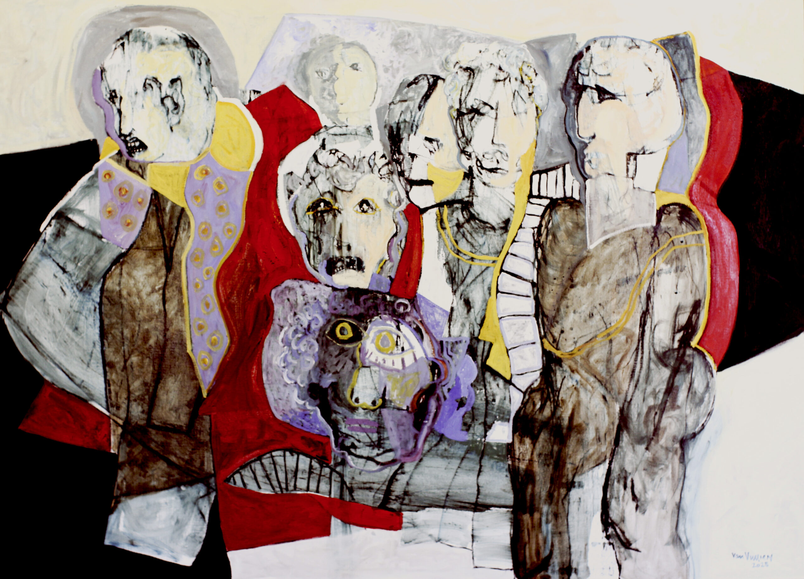 the complexity of being (oil on belgian linen 130x180cms)