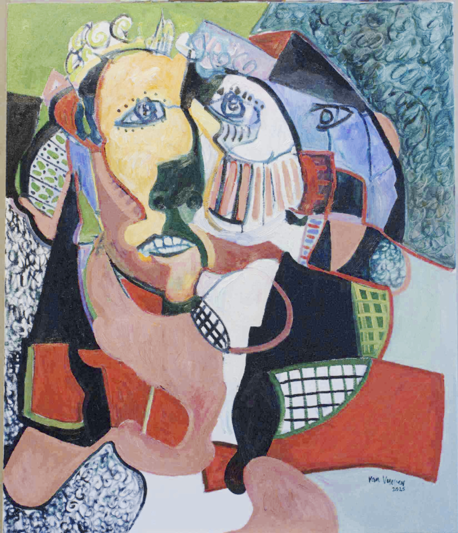 the wanderer (oil on belgian linen 130x110cms)