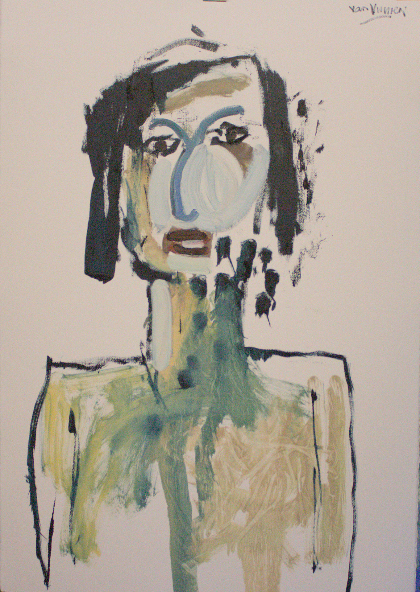 #1 (oil on paper 100x70cms)