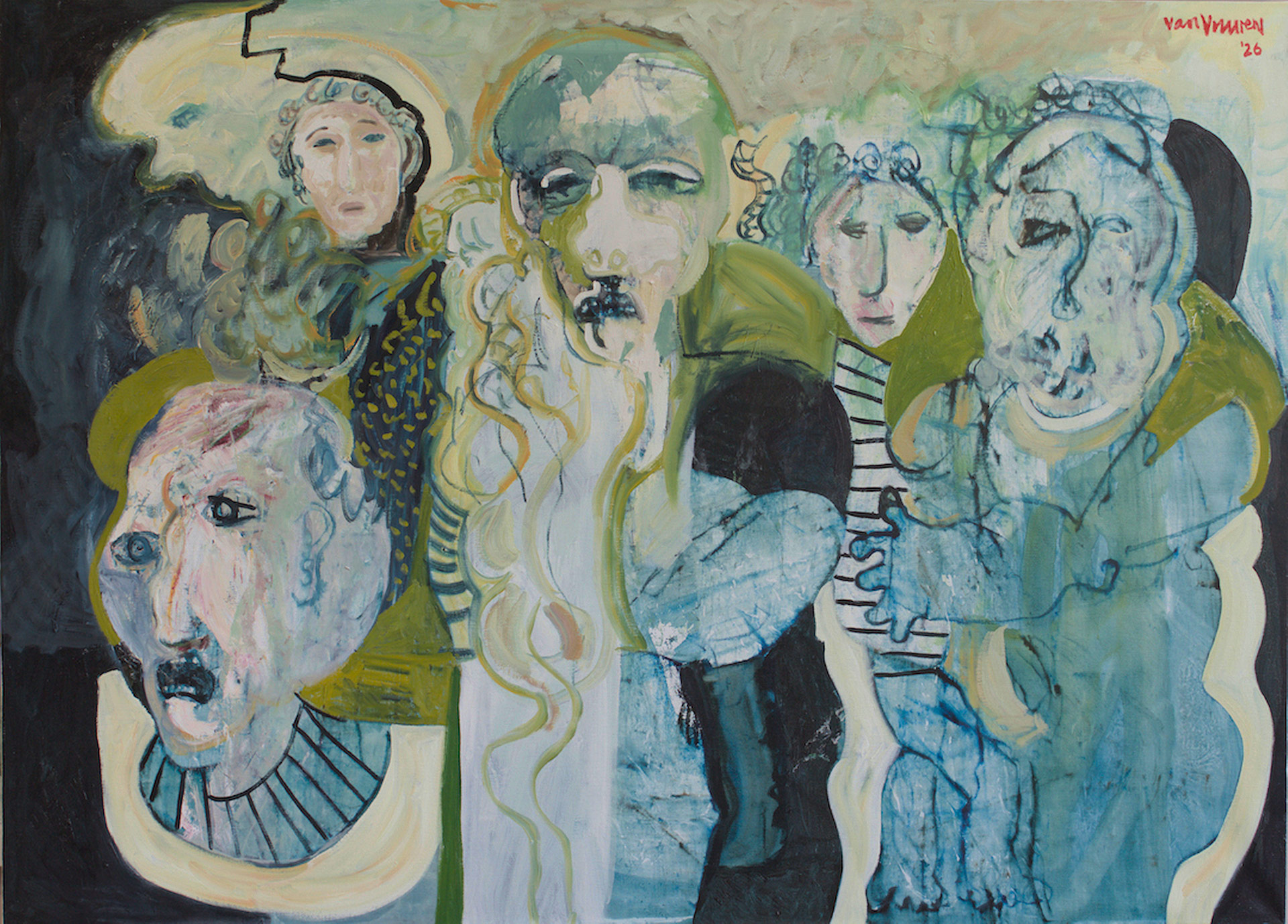 trilogy (oil on belgian linen 130x180cms)