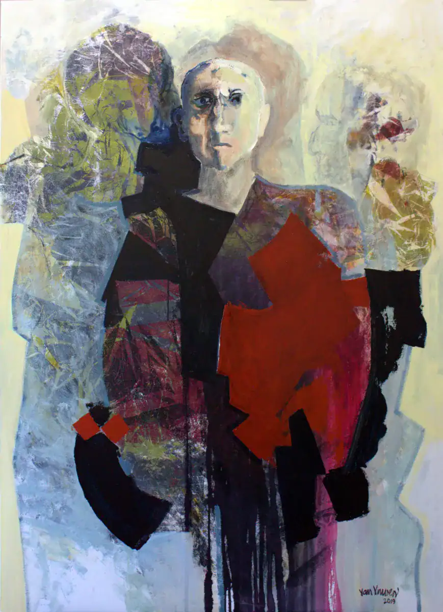 Ghosts oil on Belgian linen 180X130cms