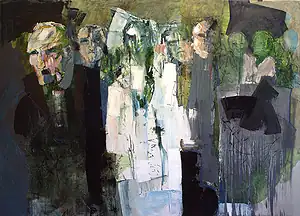 Men in white coats final oil on linen 180x250cms Copy Copy